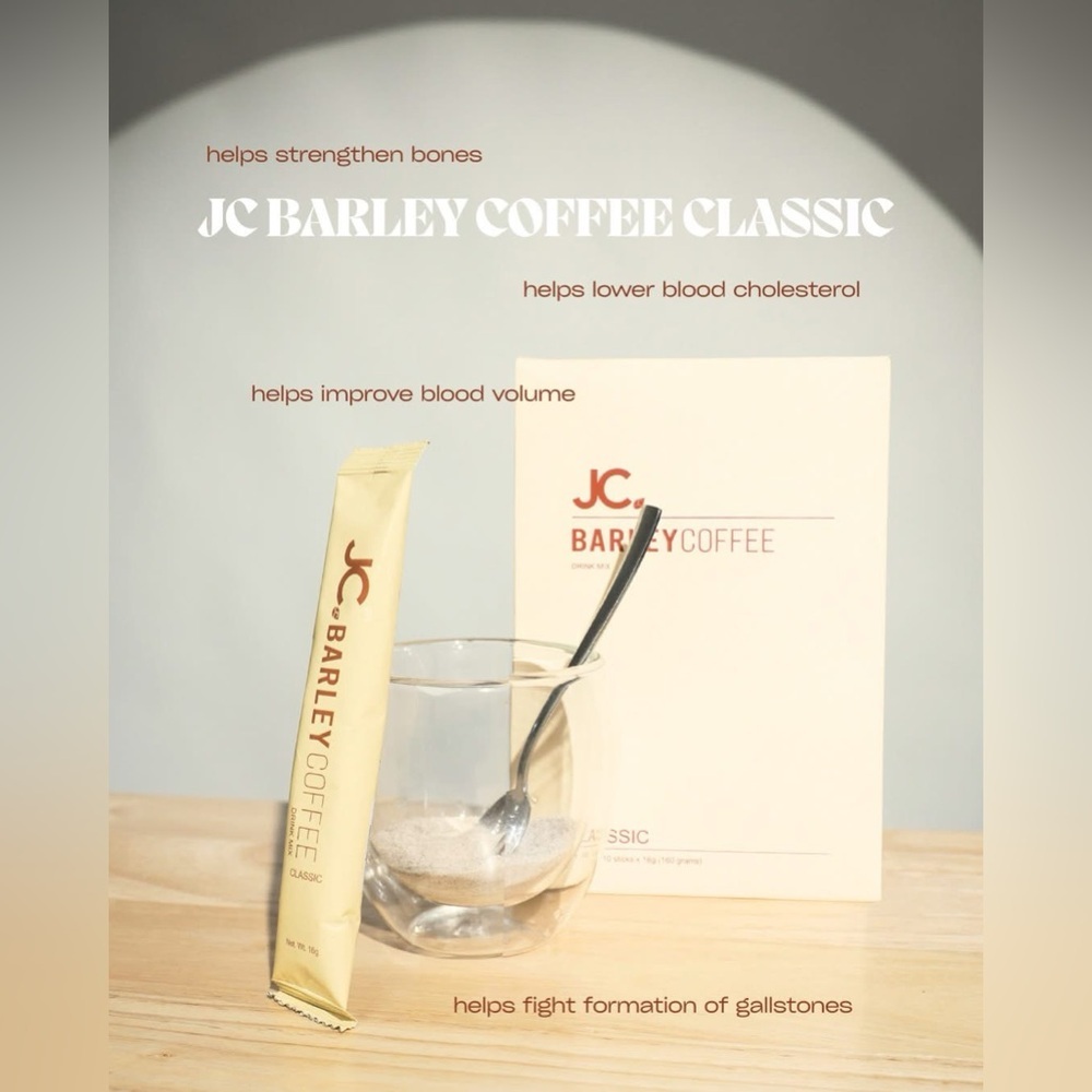 HIGH RATED JC PREMIERE BARLEY COFFEE | FDA APPROVED | SOURCE FROM NEW ZEALAND